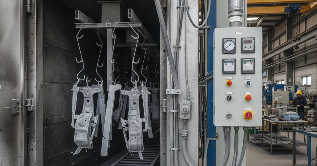Four de polymérisation pour thermolaquage industriel